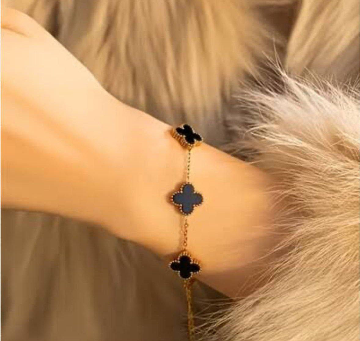 Black Clover Gold Bracelet
