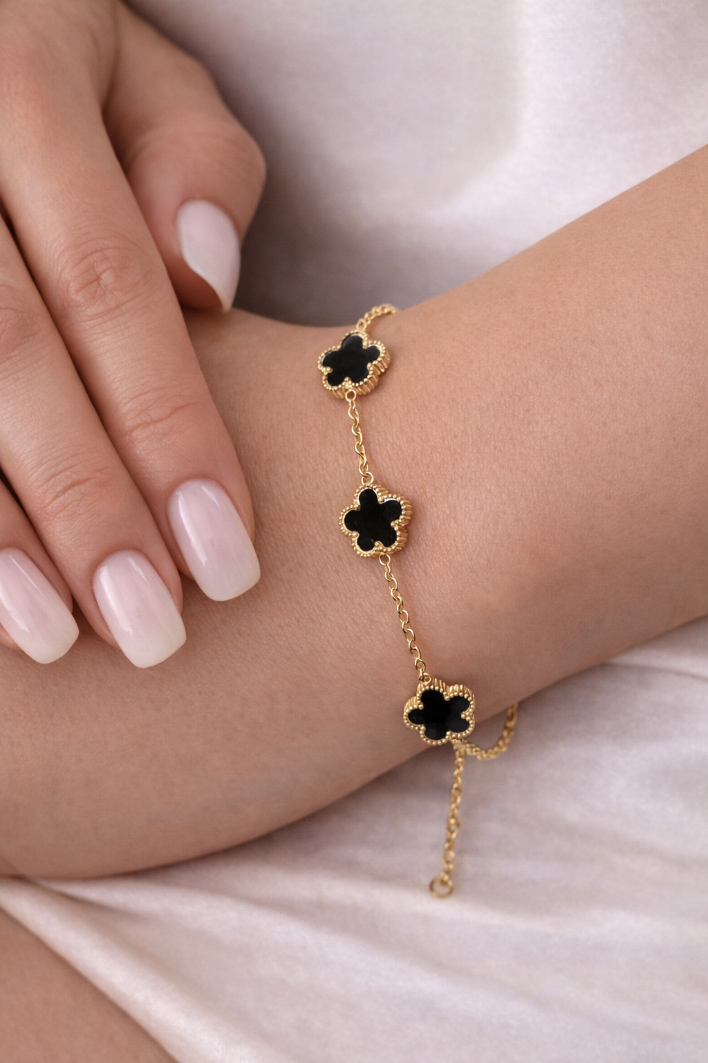 Black Clover Gold Bracelet