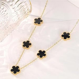 Elegant Clover Charm Necklace