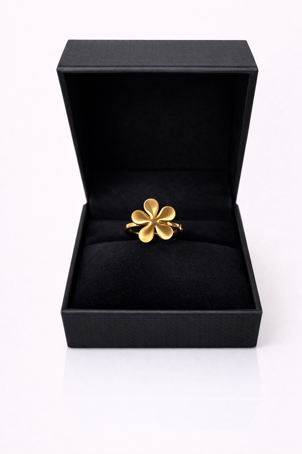 Golden Bloom Flower Ring