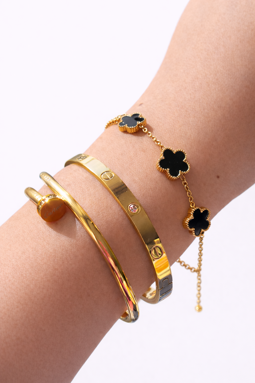 Golden Elegance Bracelet Set