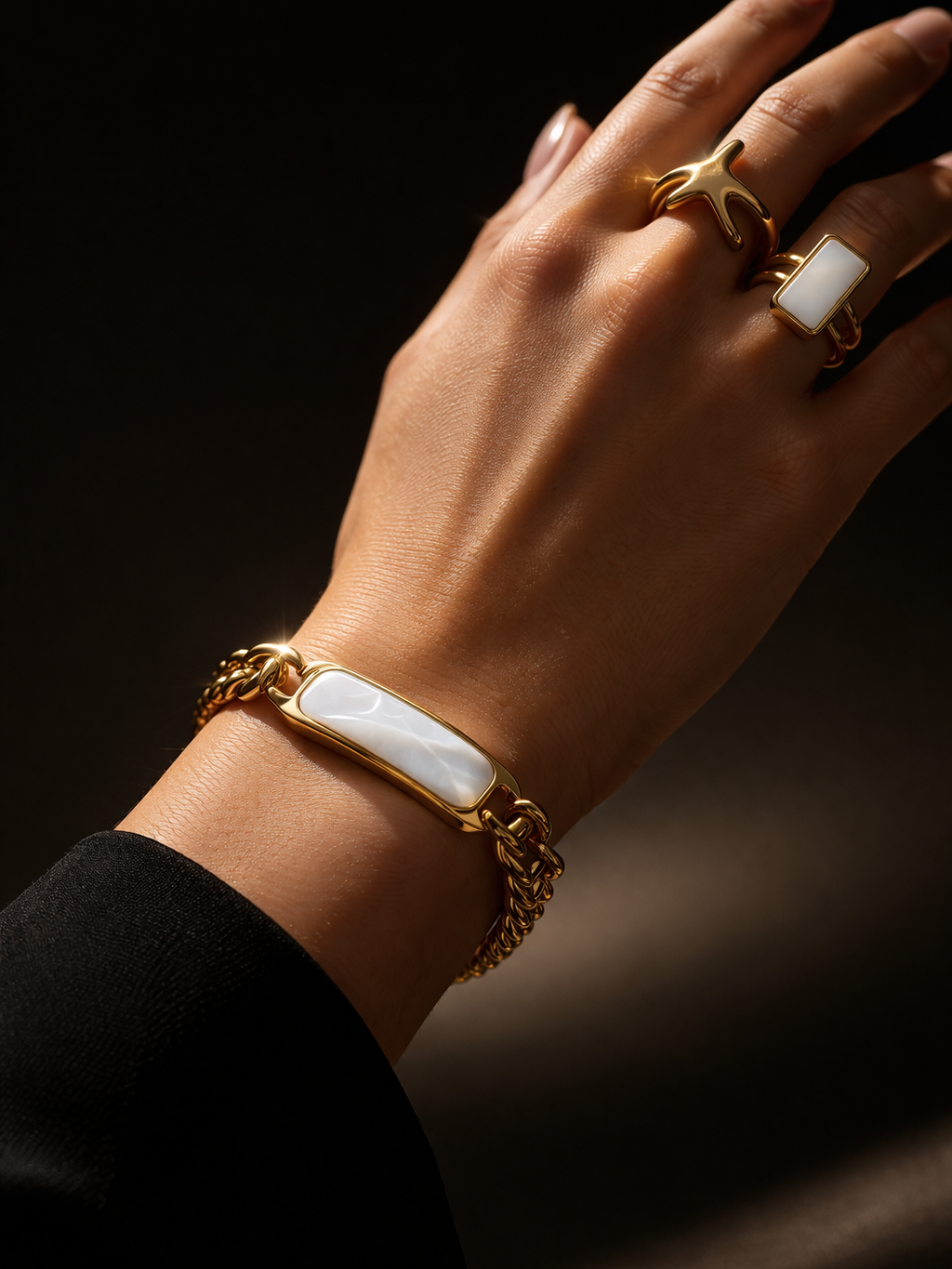 Midnight Charm Bracelet Set